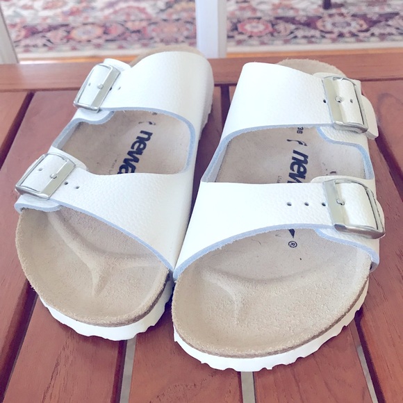 Birkenstock Shoes - White sandals.  Brand new way licensed by Birkenstock.  Brand new.  Never worn